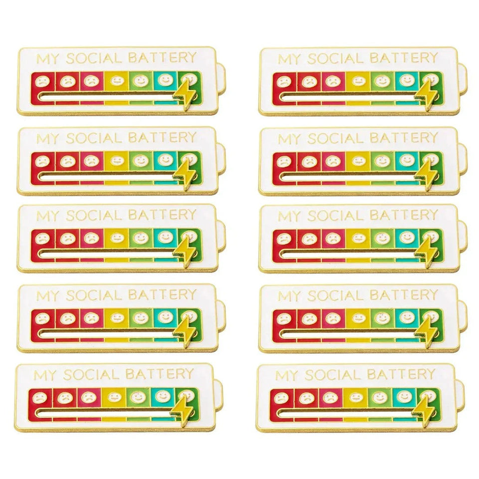VibeMeter™ Social Battery Pin