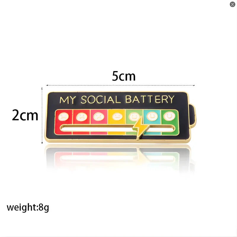 VibeMeter™ Social Battery Pin